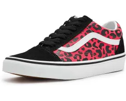 Кеды Vans Old Skool для детей с кожаным верхом и вафельной подошвой