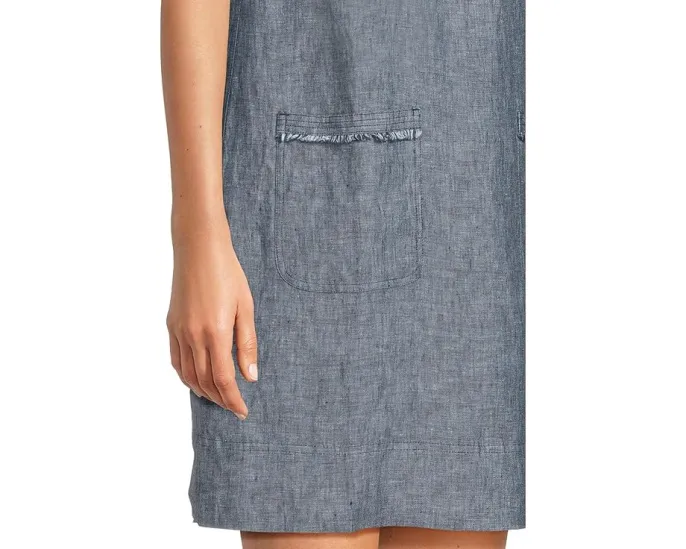 Платье Tommy Bahama с накладными карманами и отделкой raw edge