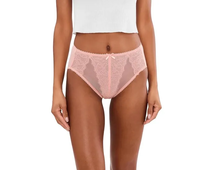 Трусики Wacoal Retro Chic с кружевом и высокой посадкой