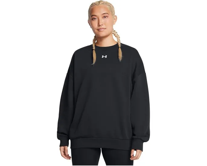 Свитшот Under Armour Rival Fleece Oversized с логотипом на груди