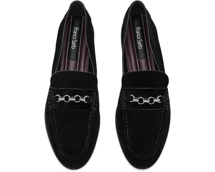 Туфли лоферы Maris от Franco Sarto черные на низком ходу