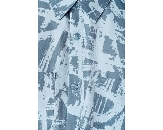 Рубашка Sun Drift™ Cooling Printed Short Sleeve Shirt от Mountain Hardwear с принтом и UPF 50
