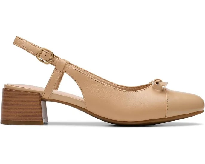 Туфли Iridessa Sling от Clarks с квадратным носком и ремешком на щиколотке
