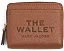 Мини-кошелек The Leather Mini Compact из кожи с магнитной застежкой и девятью карманами Marc Jacobs