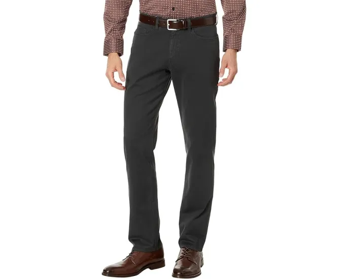 Johnston & Murphy брюки Five-Pocket Slim Fit из пима-хлопка