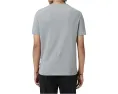 Футболка John Varvatos Stanley Crew с коротким рукавом и фактурной строчкой