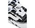Детские кеды Vans Knu Skool Elastic Lace Bolt черные