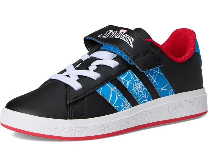 Детские кроссовки adidas Marvel Spider-Man Grand Court с эластичными шнурками
