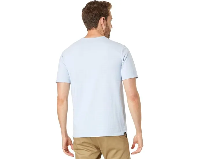 Футболка Vince с коротким рукавом и полосками в технике garment dye