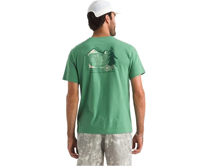 The North Face Mountain Stamps Regular Short Sleeve Tee с принтом