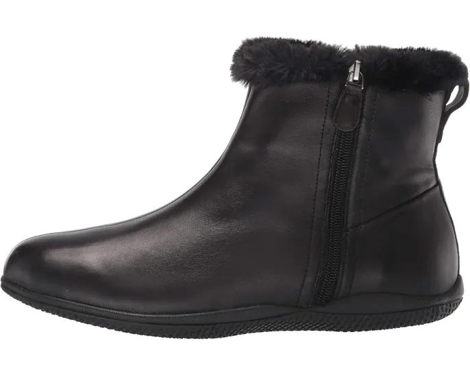 Ботильоны SoftWalk Helena на молнии с искусственным мехом и стелькой с поддержкой