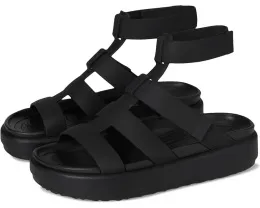 Crocs Сандалии Brooklyn Luxe Gladiator с застежкой на липучке