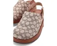 Сабо COACH Sculpted C на платформе с узором Jacquard и регулируемой пряжкой