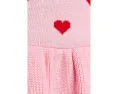 Janie and Jack платье-свитер для малышей с сердечками и длинными рукавами