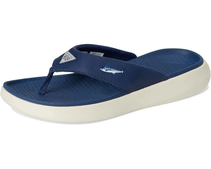 Шлепанцы Columbia Boatside Fish Flip с мягкой стелькой и подошвой Omni-Grip LT
