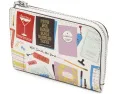 Мини-кошелек для карт с принтом сердец из гладкой кожи от Kate Spade New York