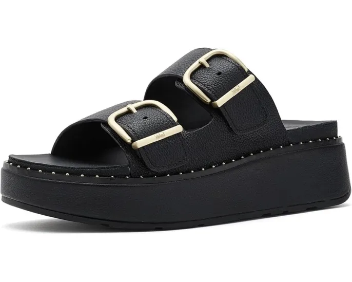 Сланцы FitFlop Gen FF Max Buckle с двумя перемычками из мягкой кожи