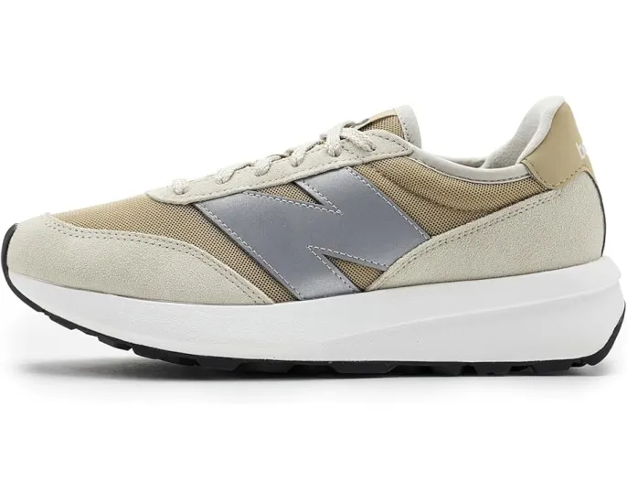 Кроссовки New Balance Classics 370 V1 из замши и сетки с резиновой подошвой