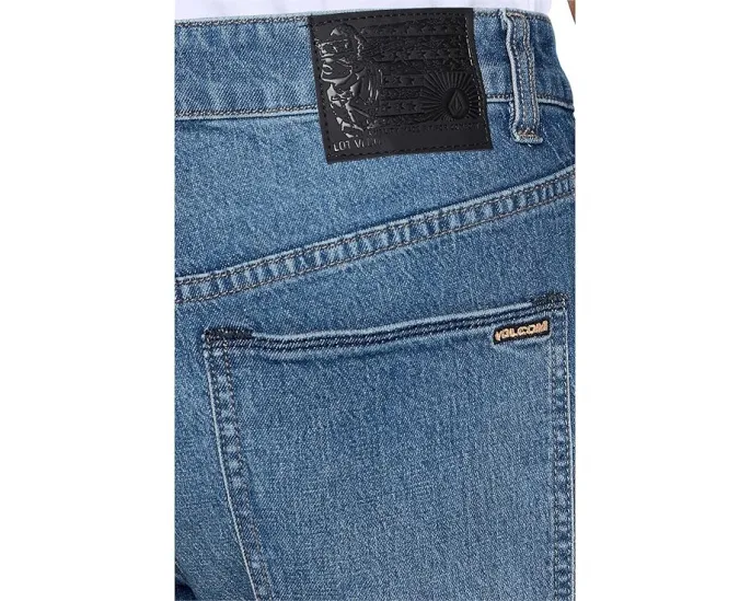 Джинсы Volcom Kinkade Denim с расслабленным кроем и прямой штаниной