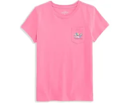 Футболка Vineyard Vines Kids с короткими рукавами и карманом