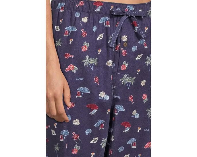 Пижамные брюки Tommy Bahama из фланели на резинке