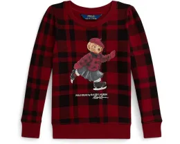 Детская толстовка Polo Ralph Lauren Kids из флиса с принтом Polo Bear и клеткой
