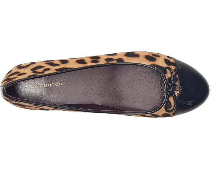 Балетки Tory Burch Cap Toe с бантом и контрастным мыском