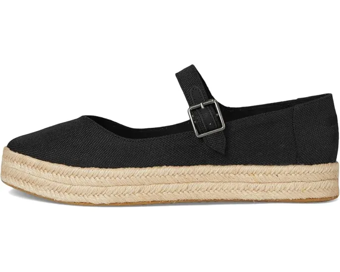 Эспадрильи TOMS Carolina Mary Jane на платформе с ремешком и пряжкой