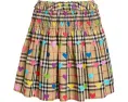 Burberry Kids Юбка Ama Check Heart с клеткой и сердечками