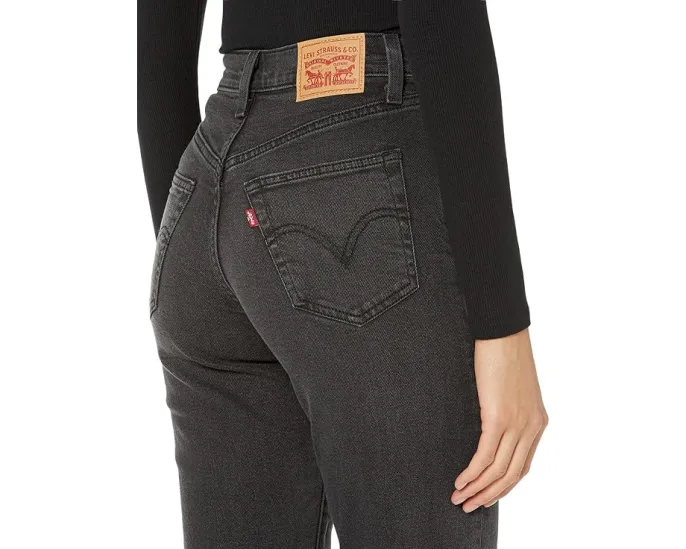 Джинсы Levi's Ribcage Straight Ankle с высокой посадкой