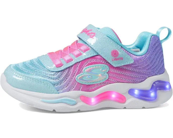 Кроссовки Skechers Wavy Beams Ombre Express со светящейся подошвой