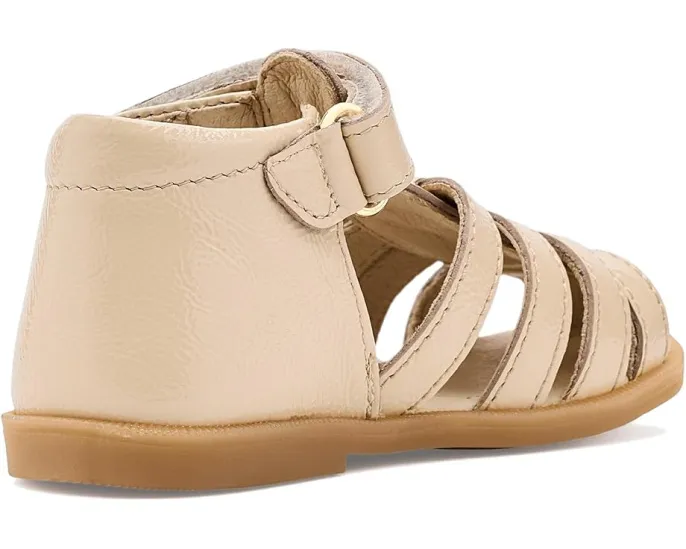 Детские сандалии Falcotto Wakatobi Naturino с блестящим верхом и застежкой на липучке