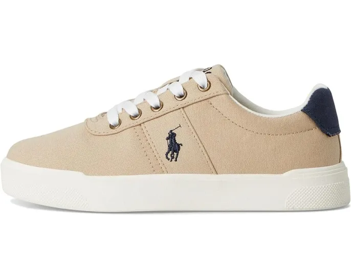 Кроссовки Polo Ralph Lauren Kids Frazier Casual Canvas для детей с верхом из хлопка
