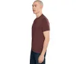 Футболка John Varvatos Duke Henley с небесно-серым принтом