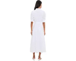 Платье-рубашка миди Larkyn Midi Shirtdress от Lilly Pulitzer с расклешенным подолом