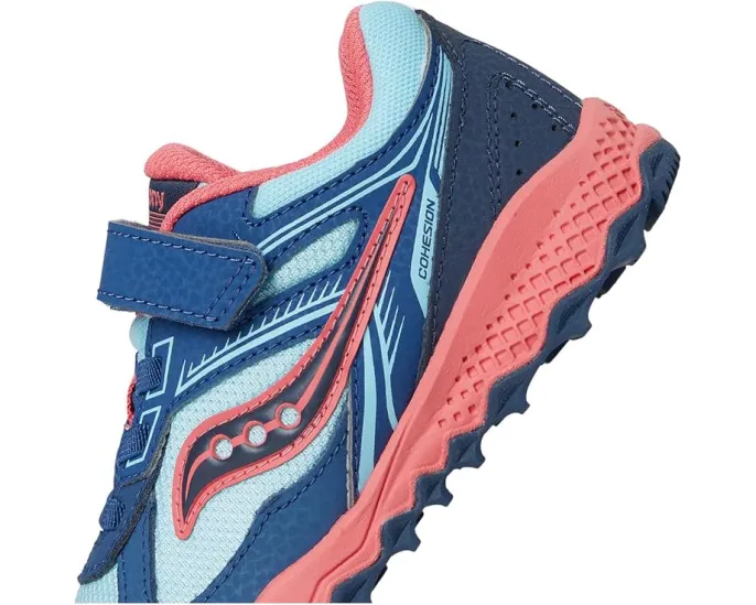Детские кроссовки Saucony Cohesion TR14 A/C для бега по пересеченной местности с верхом из кожи и сетки