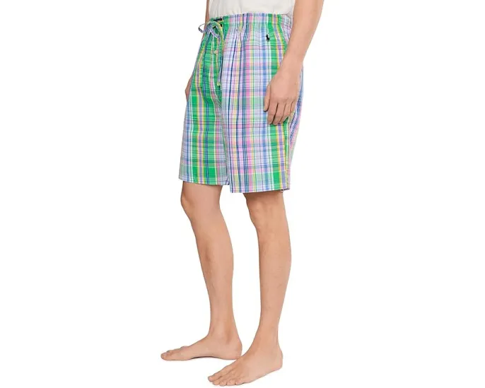Пижамные шорты Polo Ralph Lauren Woven Sleep с вышитым логотипом