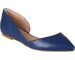 Лоферы Journee Collection Cortni с острым носком и силуэтом полу-дорсей