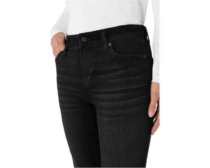 Джинсы Liverpool Los Hannah с расклешенным силуэтом и средней посадкой в цвете Heron Lake