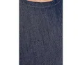Топ Eileen Fisher из легкого органического денима с круглым вырезом