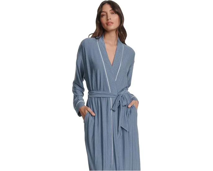 Длинный халат Eberjey Gisele Printed из тенселя с принтом