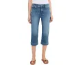 Джинсы Re-New Denim Crop Jeans NYDJ прямого кроя с высокой талией
