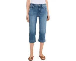 Джинсы Re-New Denim Crop Jeans NYDJ прямого кроя с высокой талией