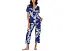 Пижамный комплект Bedhead PJs с коротким рукавом и укороченными брюками из хлопка и спандекса