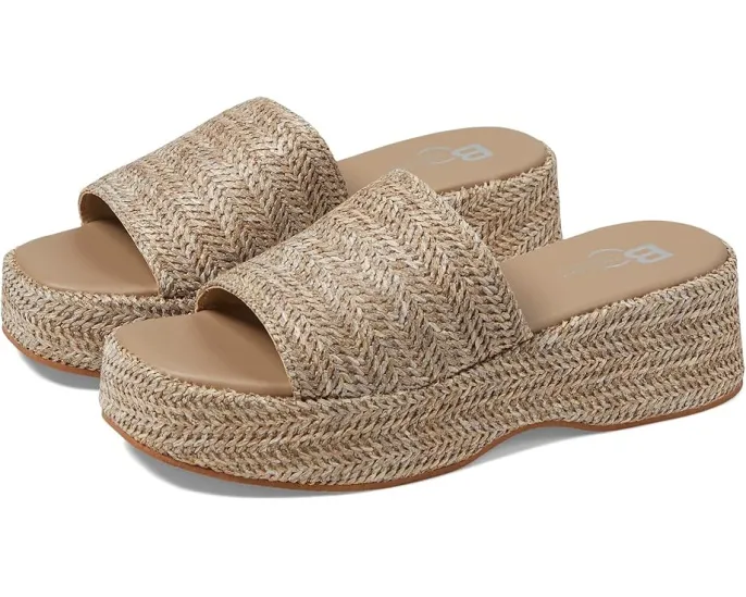 Сандалии Driftwood на платформе с квадратным носком из рафии Seychelles