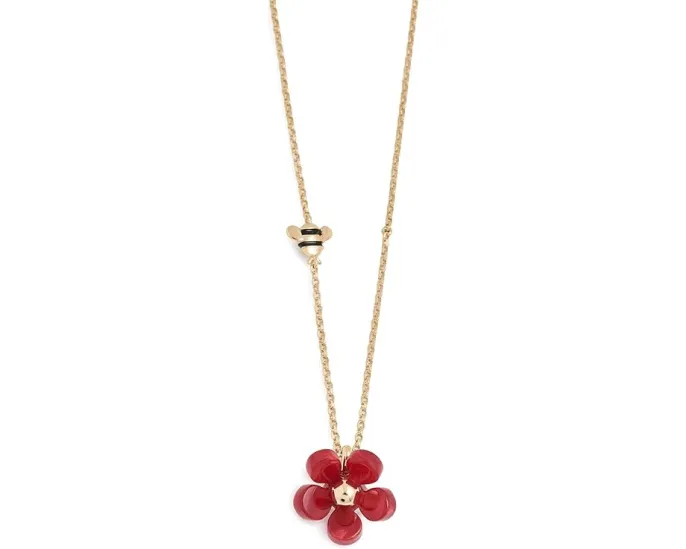Кулон Kate Spade New York Summer Daze с цветком и подвеской пчелка