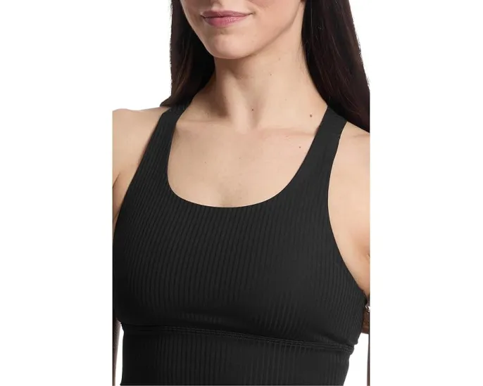 Бюстгальтер Luxara Rib Racerback с ребристой структурой и влагоотводящей тканью Prana