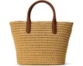 Сумка-тоут Lauren Ralph Lauren Medium Brie из соломки с кожаными ручками