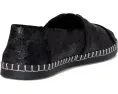 Тапочки TOMS Alpargata Leather Wrap с клетчатым верхом и искусственным мехом
