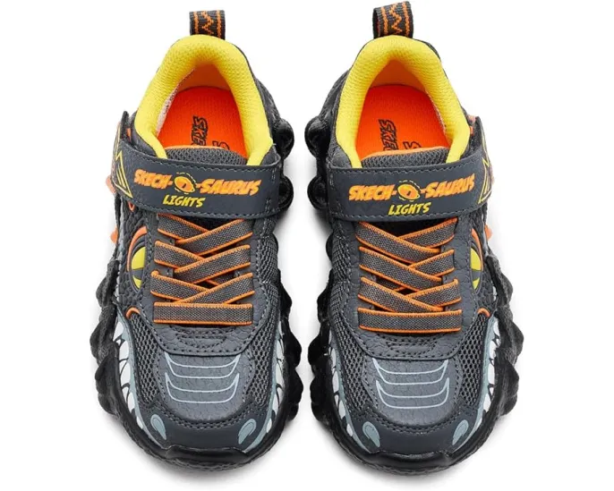 Детские светящиеся кроссовки Skechers Skech-O-Saurus Lights 2.0 с дизайном динозавра